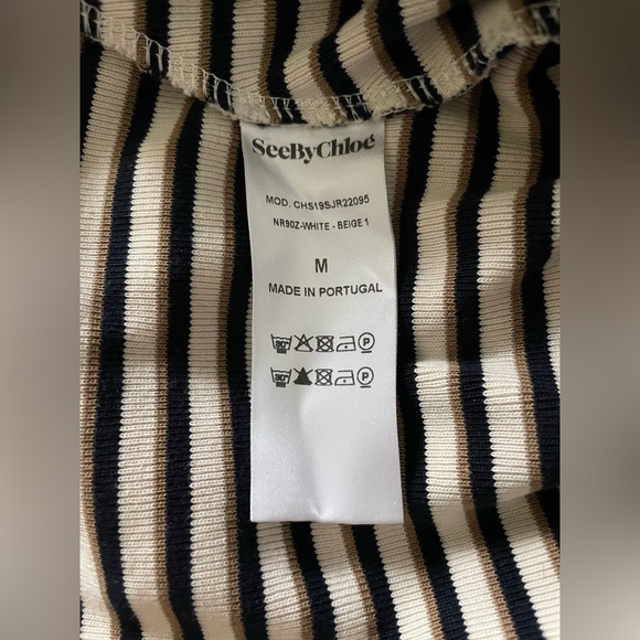 SEE BY CHLOE STRIPED MINI DRESS - Picture 8 of 8